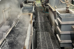 白アルマイト処理の設備